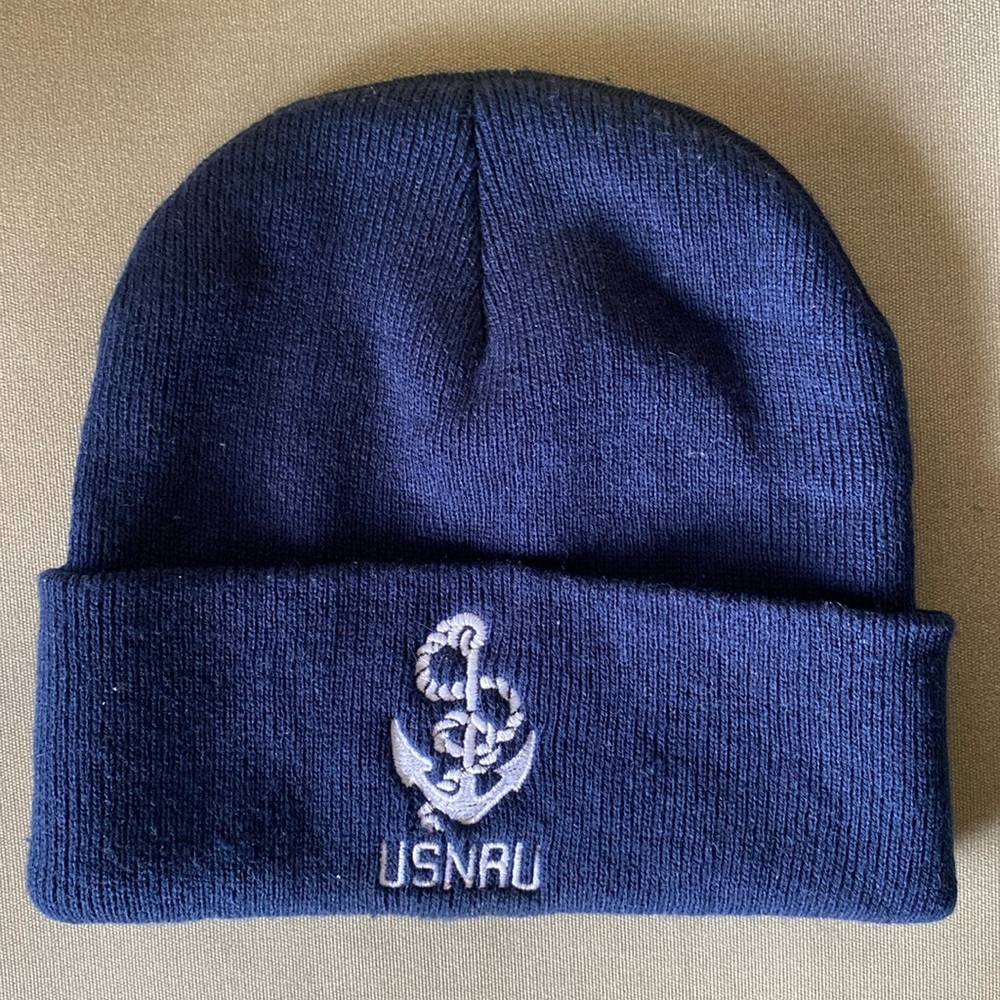 MENS USNRU NAVY BLUE BEANIE⚓️🩵💙